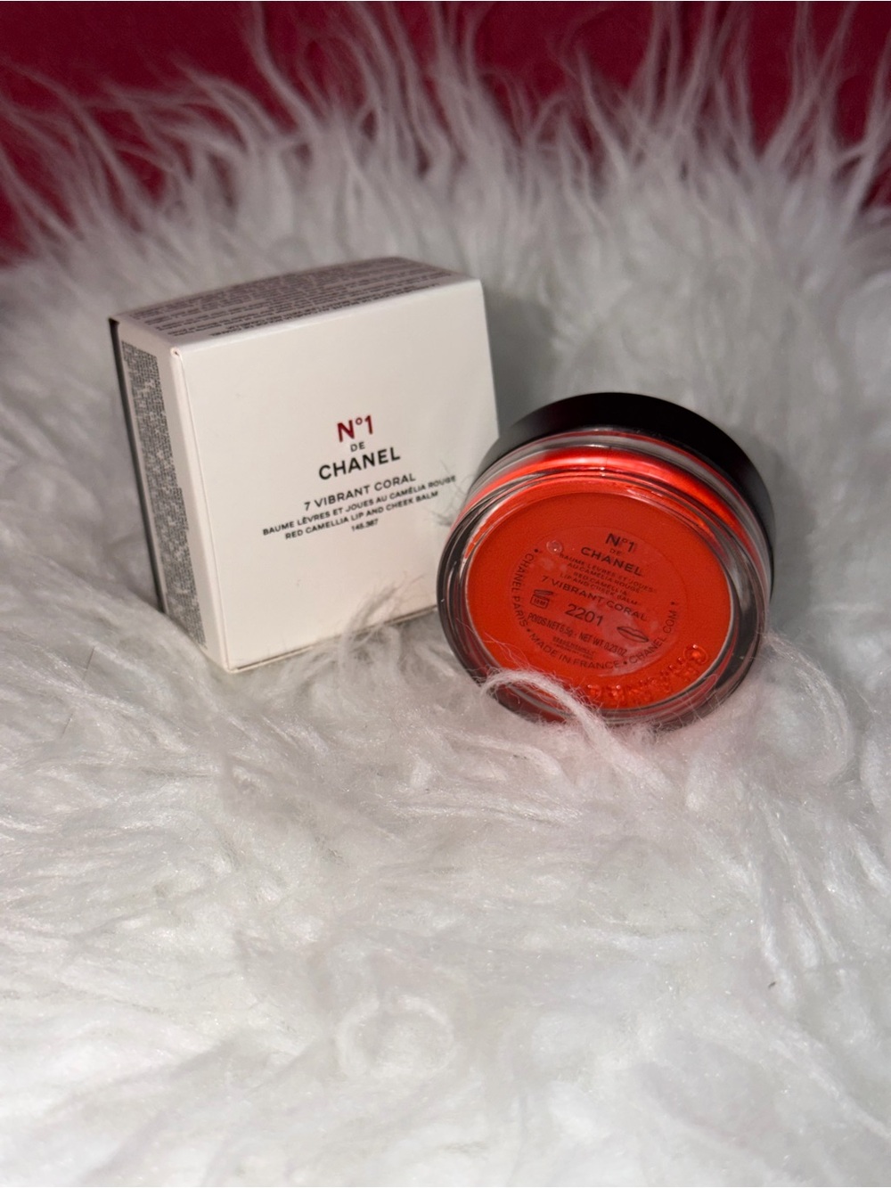 CHANEL N°1 Lip & Cheek Balm -7 VIBRANT CORAL